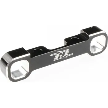 RC náhradní díl B7 hliníkový HD zadní D držák zavěšení, černý