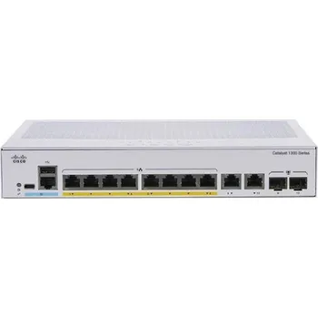 Počítač Cisco Catalyst switch C1300-8MGP-2X (4xGbE,4x2,5GbE,2xSFP+,8xPoE+,120W,fanless) - REFRESH C1300-8MGP-2X-RF