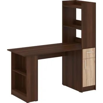 Psací stůl Max-i Psací stůl LYNAE Zvolte barvu:: ořech + dub sonoma