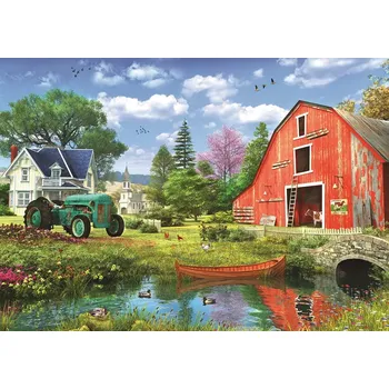 Dětské zboží EuroGraphics Červená stodola 1000 dílků