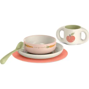SUAVINEX | Jídelní set GO NATURAL +6 m - meruňka