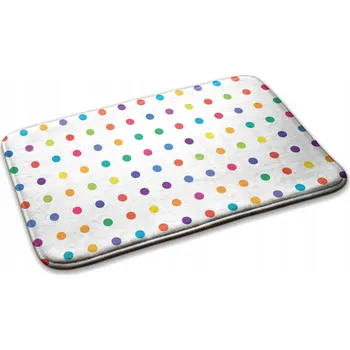 Koberec XXL Kobereček Junior do dětského pokoje Barevné tečky 90x60 cm