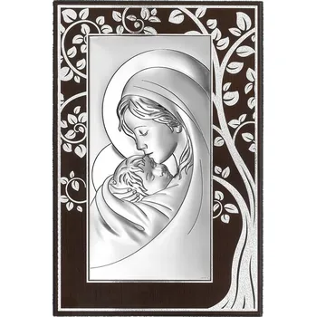 Obraz STŘÍBRNÝ OBRAZ SVATÉ PŘIJÍMÁNÍ KŘEST SVATBA GRAVÍROVÁNÍ