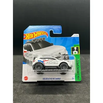 autíčko Hot Wheels - VOLVO XC40 RECHARGE white ZE SBÍRKY