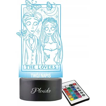 Lampička Noční lampa Plexido vícebarevná