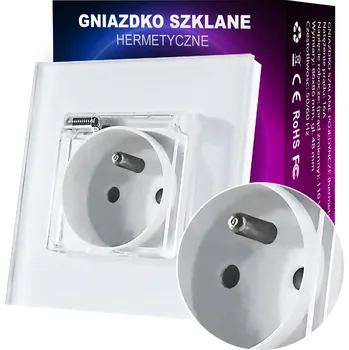 Elektrická zásuvka BarON nástěnná Elektrická Zásuvka bílá