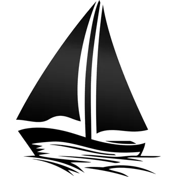 Samolepicí dekorace na vozidlo Reflexní samolepka na auto - PLACHETNICE