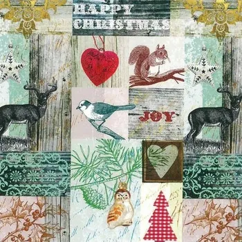 Papírový ubrousek Papírový ubrousek čtvercový 33 cm x 33 cm