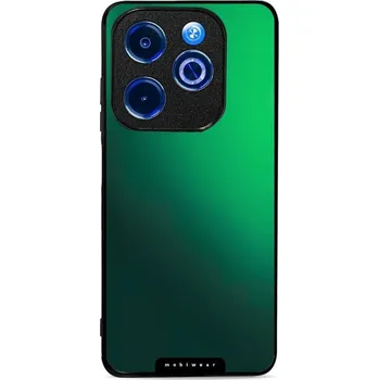 Pouzdro na mobilní telefon Lesklý kryt Mobiwear Glossy - Infinix Smart 8 - G061G Zelený odstín (Prémiové lesklé pouzdro, obal, kryt Mobiwear Glossy na mobil Infinix Smart 8 - G061G Zelený odstín, materiál Plast + TPU silikon - krytí po všech stranách, neošoupatelný potisk, tenké)