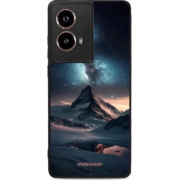 Pouzdro na mobilní telefon Lesklý kryt Mobiwear Glossy - Motorola Moto G85 5G - G006G Hora s hvězdnou oblohou (Prémiové lesklé pouzdro, obal, kryt Mobiwear Glossy na mobil Motorola Moto G85 5G - G006G Hora s hvězdnou oblohou, materiál Plast + TPU silikon - krytí po všech stranách,)