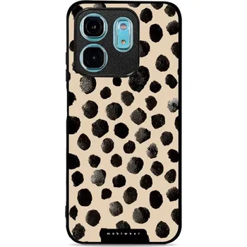Pouzdro na mobilní telefon Lesklý kryt Mobiwear Glossy - Infinix HOT 50i - GA50G Černé puntíky (Prémiové lesklé pouzdro, obal, kryt Mobiwear Glossy na mobil Infinix HOT 50i - GA50G Černé puntíky, materiál Plast + TPU silikon - krytí po všech stranách, neošoupatelný potisk, tenké)