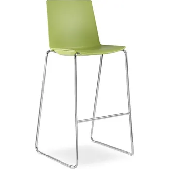 Jednací židle Barová židle SKY FRESH 060-Q-N0 (4-nohá kostra bílý nástřik, celoplastový korpus)