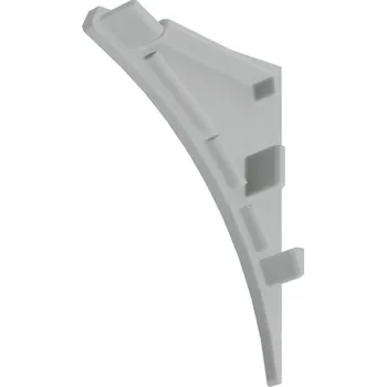 Příslušenství pro LED osvětlení Záslepka KLUŚ WERKIN-L pro LED hliníkové profily šedá