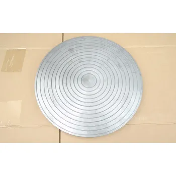 Brusný kotouč Brusný kotouč 350 MM se ZAHLOUBENÍM DRÁŽKOVANÝ - Litinový kotouč na broušení minerálů a skla. Čelní kotouč na rovinné broušení a leštění. Bruska na acháty, minerály a sklo Kotouč: Litinový