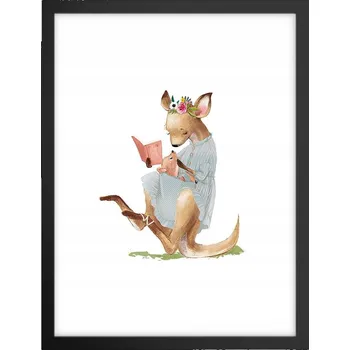 Obraz Obraz plakát v černém rámu do obýváku 30x40 pro děti plakáty na zeď