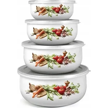 MISKY NA JÍDLO, víka vege 4ks