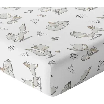 Prostěradlo PROSTĚRADLO DĚTSKOU POSTÝLKU 160x80 S VYPADAJÍCÍM PÁSEM HRUBÁ BAVLNA 100% POLSKÝ VÝROBEK