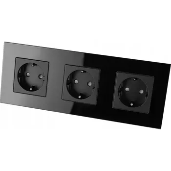 Elektrická zásuvka Elektrická Zásuvka MIUUN černá