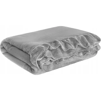 Prostěradlo Deka Spod Igły i Nitki polyester 150 cm x 200 cm šedá