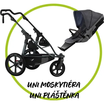 Kočárek TFK - Trends for Kids Akční set TFK Sport Pro podvozek 2025 + Sportovní sezení Premium + Pláštěnka + Moskytiéra