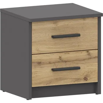 Noční stolek Noční stolek noční stolek BODO 2S ANTRACIT-WOTAN komoda UFC