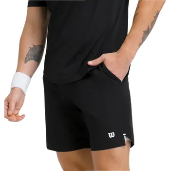 Pánské šortky Wilson Tournament Short V2 7 Unlined Black Oblečení pánské: S