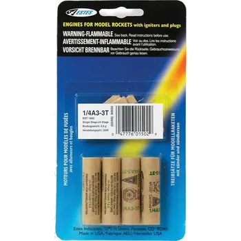 RC model ostatní Estes raketový motor 1/4A3-3T (4ks)
