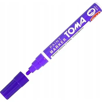 Olejový voděodolný fix Toma TO-440 kulatý hrot fialový
