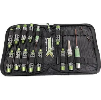 Sada nářadí XCEED kombinovaná sada nářadí pro elektro podvozky (16 kusů) s taškou na nářadí (HSS typ)
