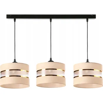 Závěsné stropní svítidlo A19 - 3 žárovky LED E27 stínidlo