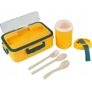 Svačinový box Sada lahev na pití a svačinový box TEKAN 1000 ml