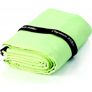 Ručník Rychleschnoucí plážová osuška z mikrovlákna zelená 110x175 cm Captain Mike
