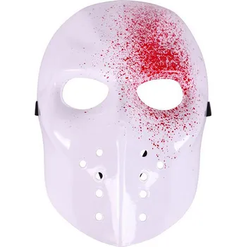 Karnevalový kostým Maska - Hokej - krvavá