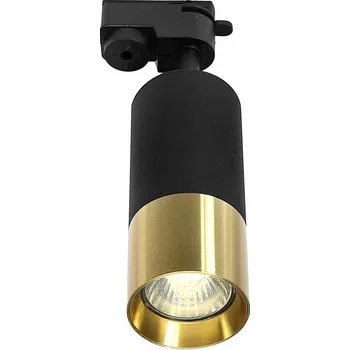 LED lištový reflektor černo-zlatý GU10