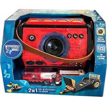 autodráha Závodní dráha a reproduktor 2v1 Elefun Červená