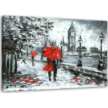 Obraz OBRAZ NA PLÁTNĚ Londýn Město Olejomalba 120x80