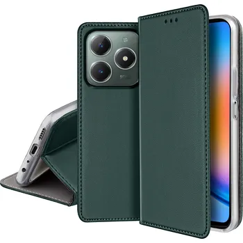 Pouzdro na mobilní telefon Flipové pouzdro KrainaGSM pro realme A52 zelené