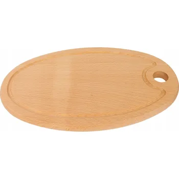 Kuchyňské prkénko DŘEVĚNÉ PRKÉNKO NA KRÁJENÍ A SERVÍROVÁNÍ OVÁLNÉ MALÉ