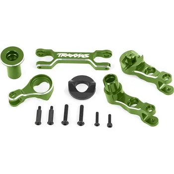 RC náhradní díl Traxxas páky řízení hliníkové zeleně eloxované (pro X-Maxx)