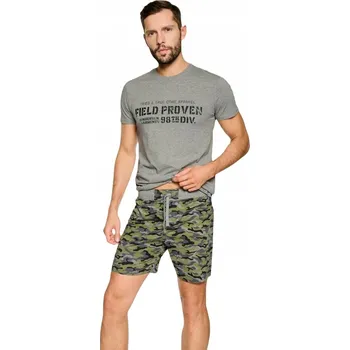 Pánské pyžamo Henderson pánské pyžamo NUKE krátký rukáv velikost XXL