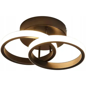 Stropní Svítidlo kulatý Riserva 17,5 x 9,5 cm černý