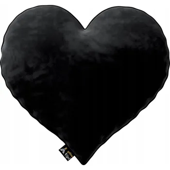 Polštář Yellow Tipi Polštář Heart of Love černý