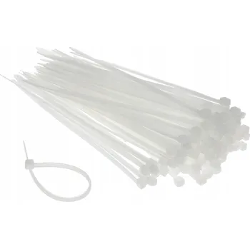 Organizace kabelů Hadicová Spona kabelová 150x3,6mm 100ks bílá UV HQ