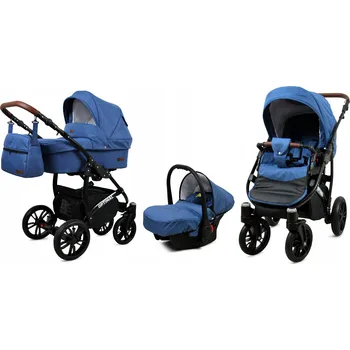Kočárek Dětský kočárek 3v1 BabyLux Optimal: sportovní kočárek, hluboká korba a autosedačka