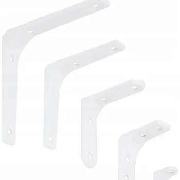 Věšák Bílá rovná policejní konzole - WSM - 4 ks 30x30