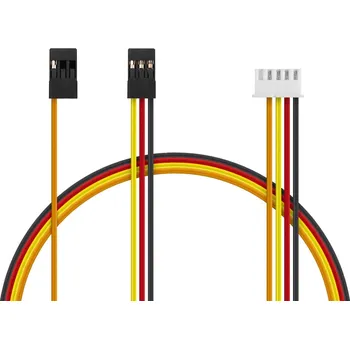 RC vybavení KAVAN Redukce křídla (JST-XH na 2x JR) Silikonová (2ks),