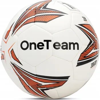 Fotbalový míč Fotbalový míč OneTeam MS Basic bílý/oranžový velikost 3