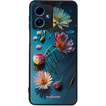 Pouzdro na mobilní telefon Lesklý kryt Mobiwear Glossy - Motorola Moto G54 5G - G013G Květy na hladině (Prémiové lesklé pouzdro, obal, kryt Mobiwear Glossy na mobil Motorola Moto G54 5G - G013G Květy na hladině, materiál Plast + TPU silikon - krytí po všech stranách, neošoupatelný)