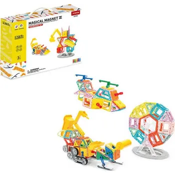 ostatní stavebnice Magnetická stavebnice Engineering set 138ks - Magical Magnet II