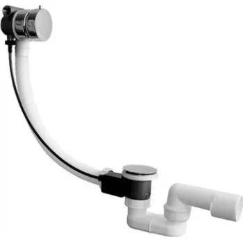 Sifon DEEP BY JIKA vanový sifon 55 cm, bovden, chrom